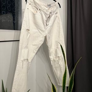 A&F Mid-Rise Boyfriend Jeans